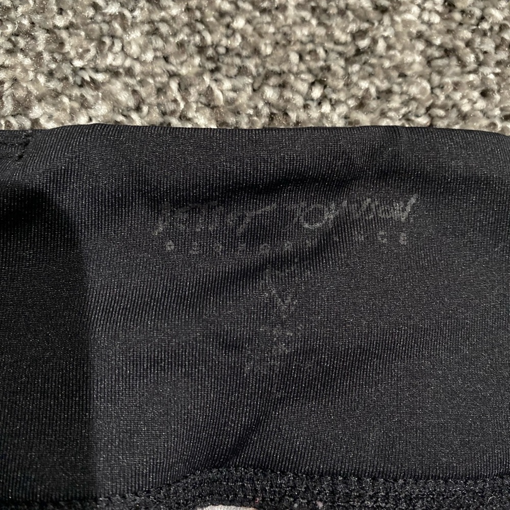 Betsy Johnson leopard black leggins pants - Picture 2 of 2
